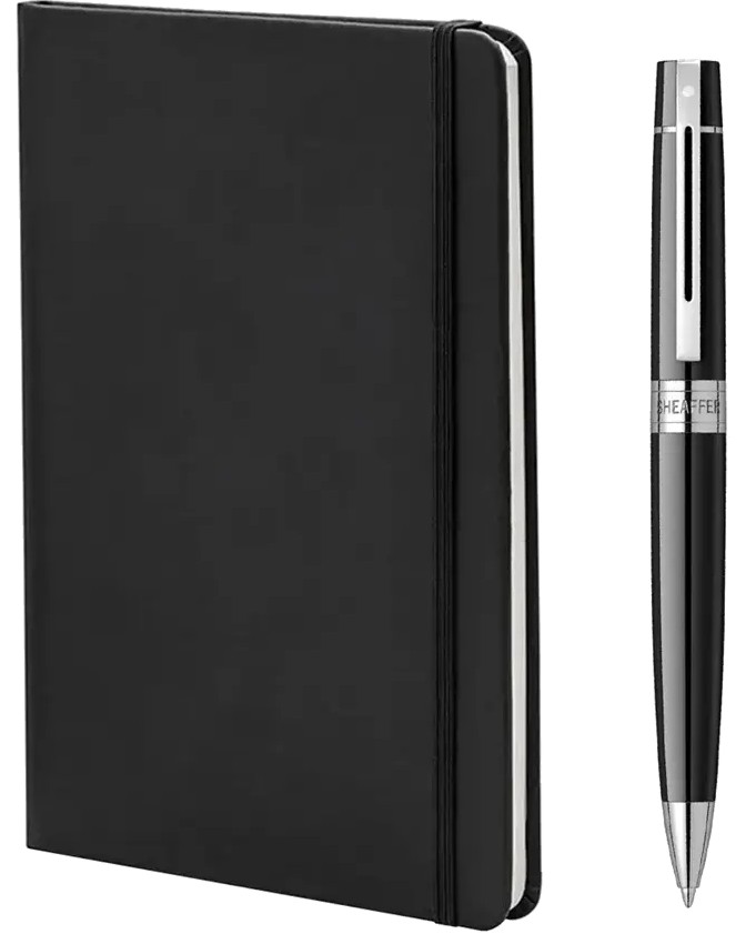 Химикалка и тефтер Sheaffer Химикалка и тефтер Sheaffer - A5, с широки редове и подаръчна кутия от колекцията 300 -