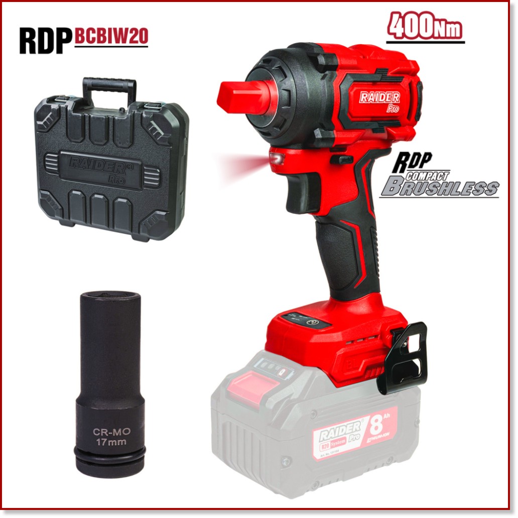    20V Raider Solo RDP-BCBIW20 -    ,       Pro - 