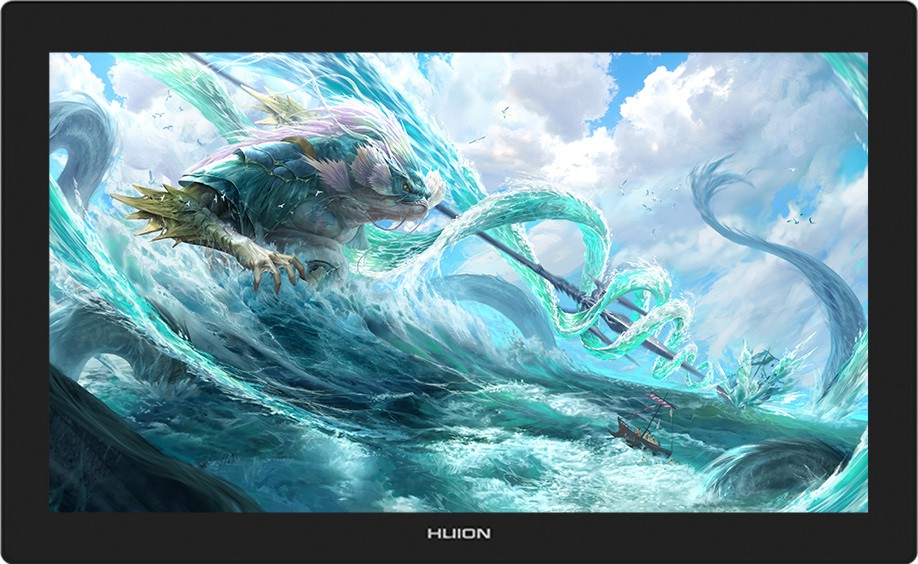 Графичен таблет Huion Kamvas Pro 24 Графичен таблет Huion Kamvas Pro 24 - 23.8", 5080 lpi, 52.7 x 29.6 cm, HDMI, DisplayPort, USB-C -