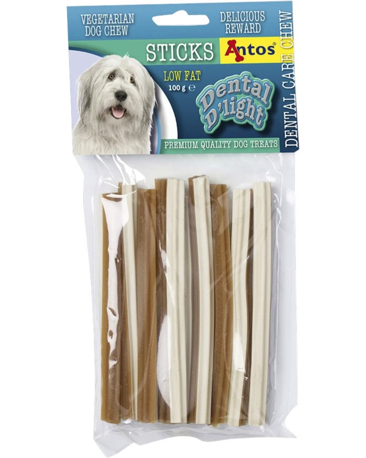 �������� ������� �� ������ Antos Dental Sticks - 100 g, �� ������, ����� � ������ ������, �� ������� D'light - �����