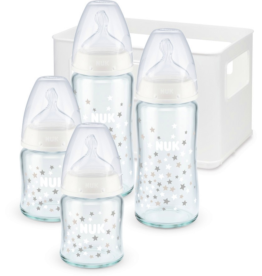 �������� ������� ������ NUK - 2 x 120 ml, 2 x 240 ml � �������, �� ������� First Choice, 0-6 � - ����