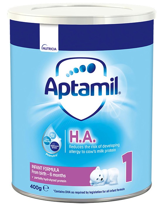 ������������� ����� �� ��������� - Aptamil HA 1 Proexpert - �������� �� 400 g �� ������ �� 0 �� 6 ������ - �������