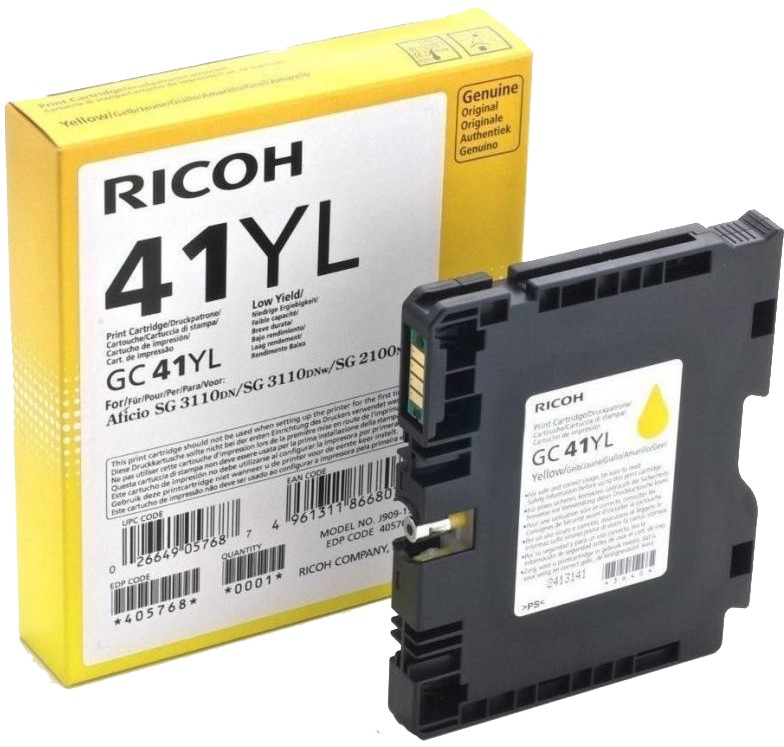   RICOH GC41YL Yellow - 600  - 