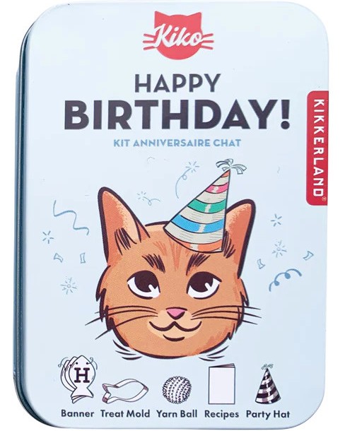 �������� �� ����� �� ������ ��� Kiko Cat Happy Birthday Kit - � ������ � �������, ����� �� ������, �����, ������ � ����� - �������