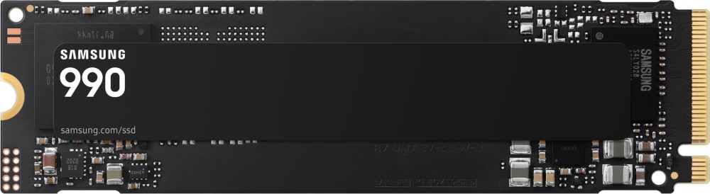 SSD памет Samsung 990 PCIe 4.0 NVMe M.2 SSD памет Samsung 990 PCIe 4.0 NVMe M.2 - 2 TB, четене 7250 MB/s, запис 6450 MB/s -