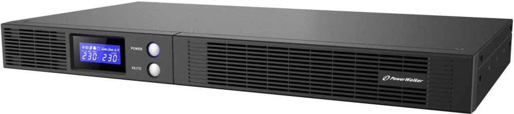    UPS PowerWalker VI 750 R1U - 750 VA, 450 W, 2x 6V / 9Ah, 4x IEC C13 , RS-232, USB, EPO, Line Interactive - 