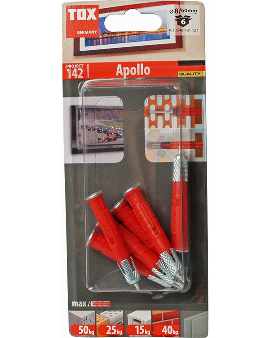        TX Tox Apollo - 6    ∅ 8 mm   60 - 120 mm - 