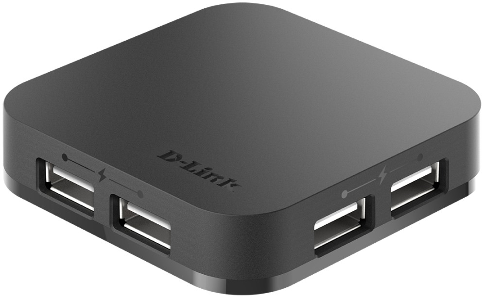 USB хъб D-Link DUB-H4 USB хъб D-Link DUB-H4 - 4 порта (4x USB 2.0) -