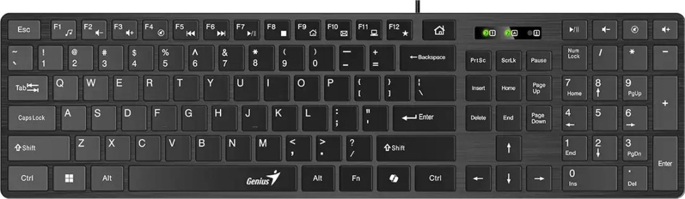 Клавиатура Genius Slimstar 126 Клавиатура Genius Slimstar 126 - С USB кабел 1.4 m -