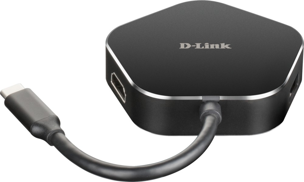 USB-C  D-Link DUB-M420 - 4  (1x HDMI 1.4, 1x USB-C, 2x USB-A 3.0) - 