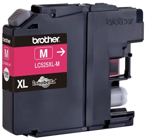 Касета с мастило за принтер Brother LC-525 XL Magenta Касета с мастило за принтер Brother LC-525 XL Magenta - 1300 страници -
