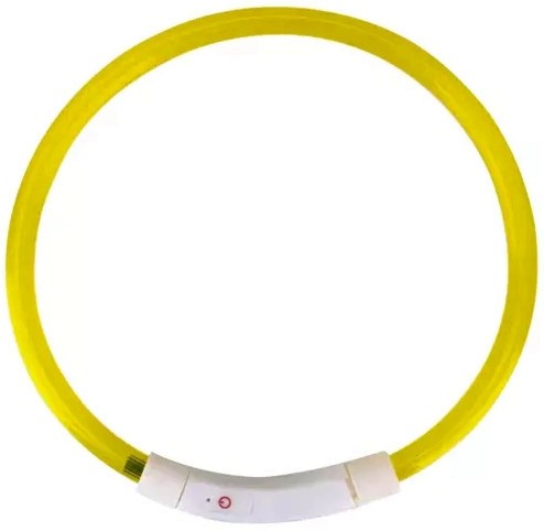 Светещ LED нашийник за кучета PURLOV Светещ LED нашийник за кучета PURLOV - 70 cm, с USB кабел - продукт