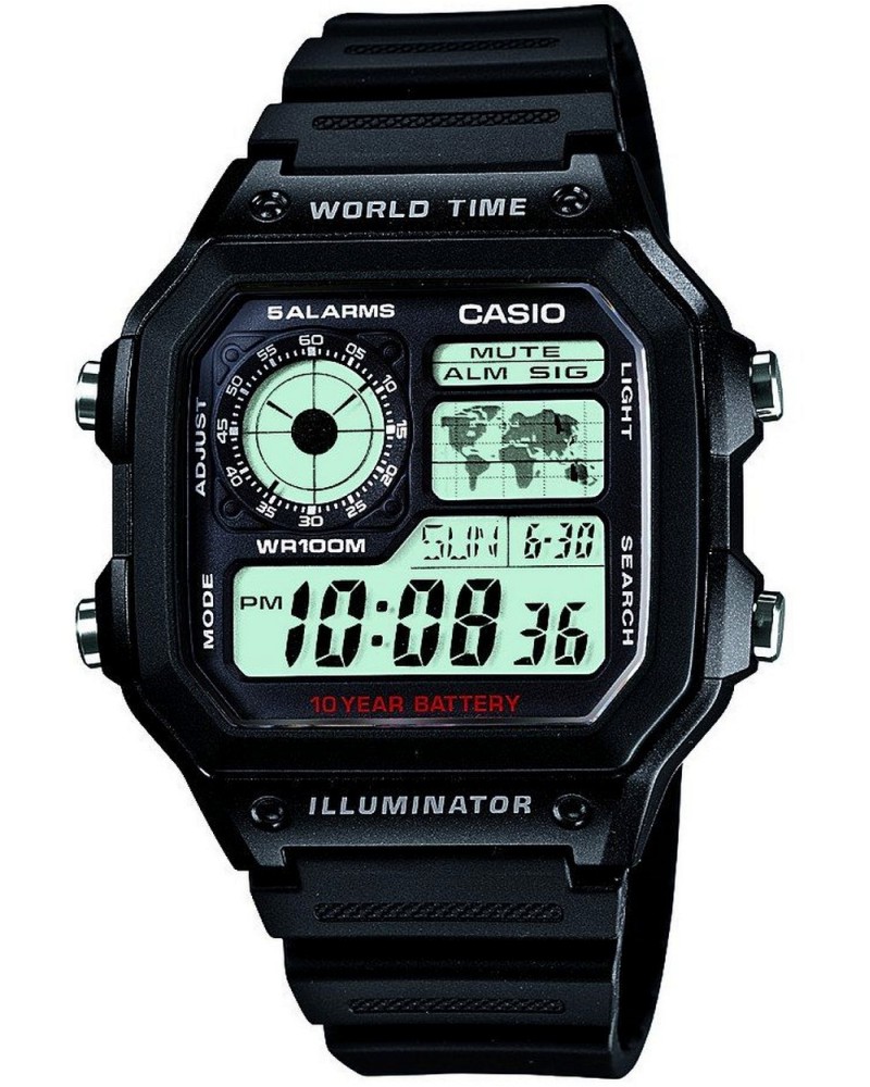  Casio - AE-1200WH-1AV -   "Youth Digital" - 