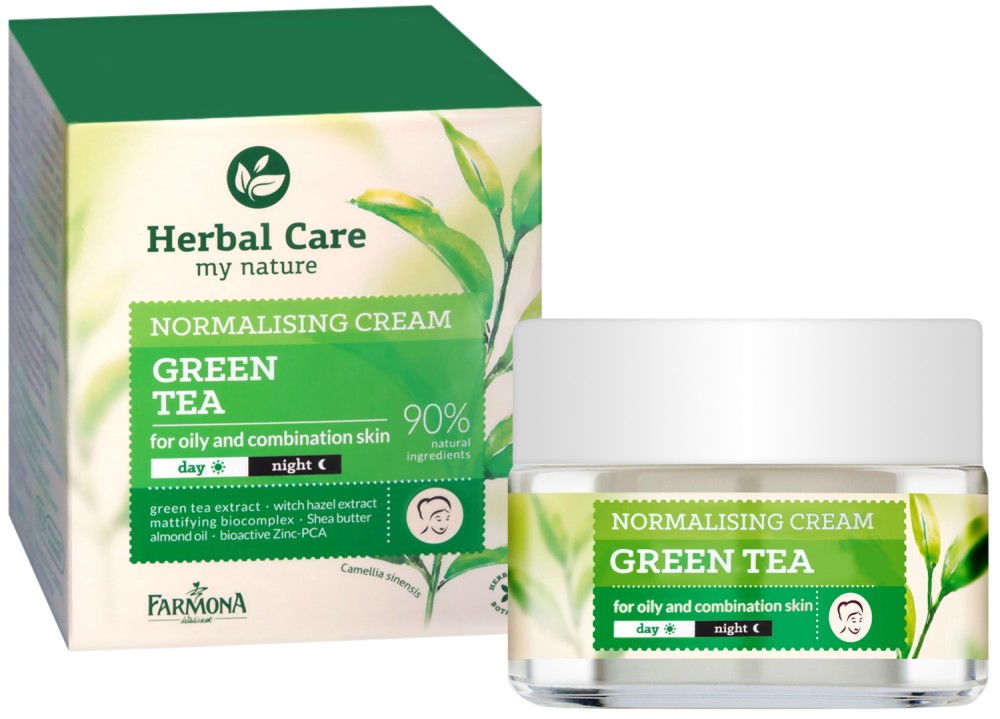 Farmona Herbal Care Normalising Cream Green Tea -           Herbal Care - 
