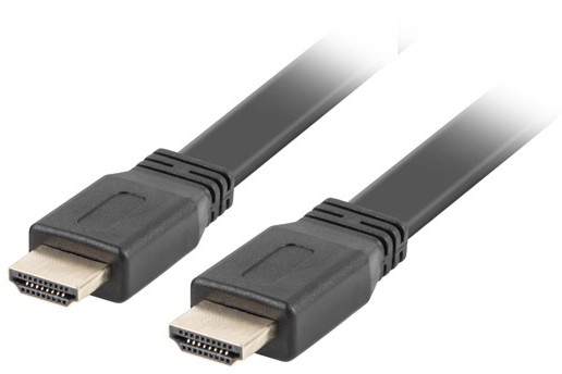 Плосък кабел HDMI male към HDMI male 2.0 Lanberg Плосък кабел HDMI male към HDMI male 2.0 Lanberg - 0.5 ÷ 3 m -