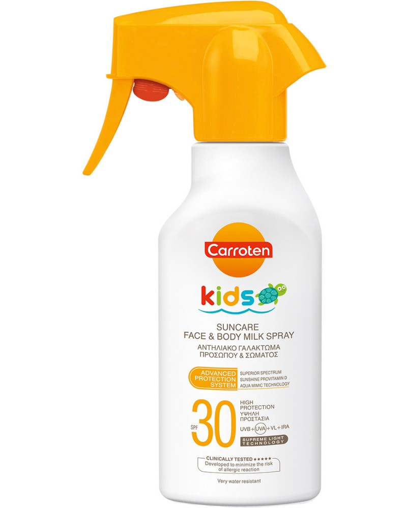 Carroten Kids Suncare Milk Spray - SPF 30 -      - 