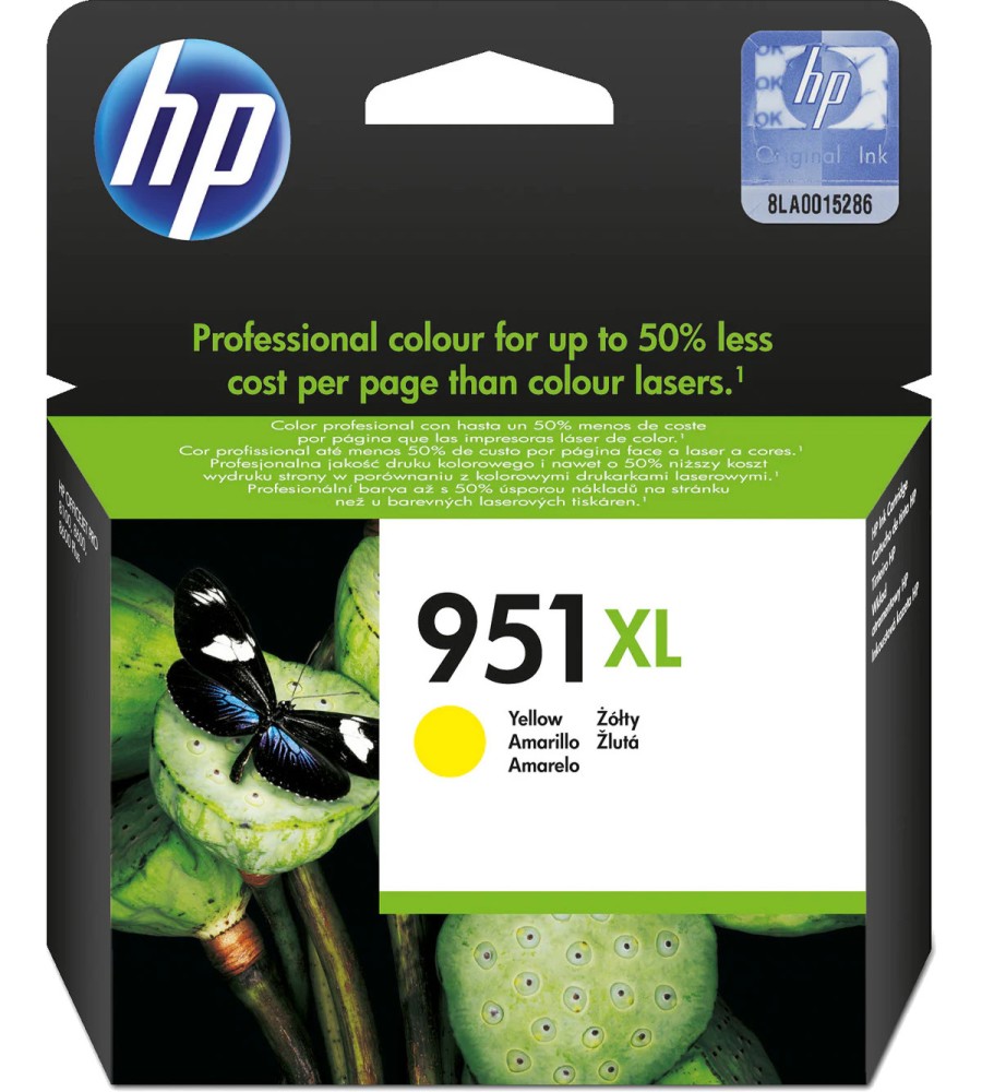 ������ � ������� �� ������� HP 951 XL Yellow - 1500 �������� - 