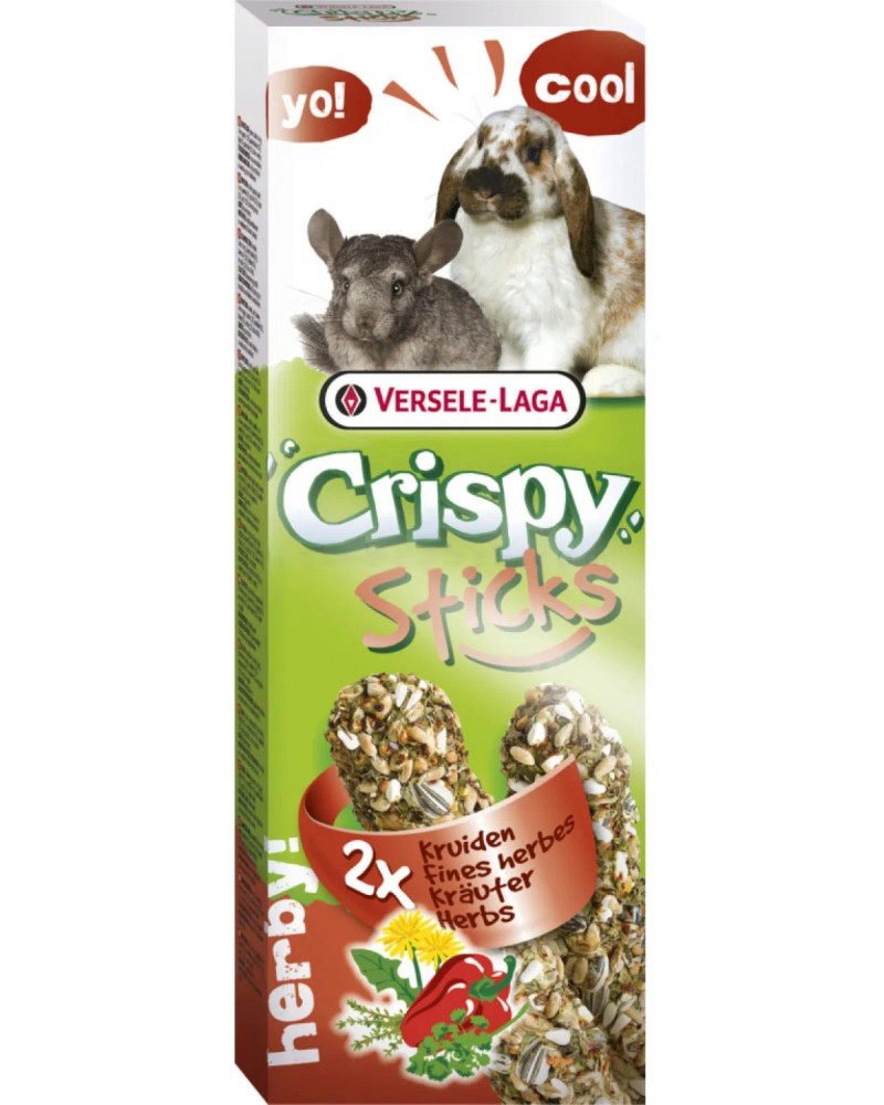       VERSELE LAGA Sticks Rabbits-Chinchillas - 2 x 55 g,  ,   Crispy - 