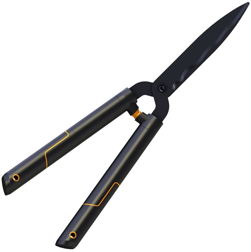 Ножица за храсти Fiskars HS22 - С вълнообразни остриета от серията SingleStep - 