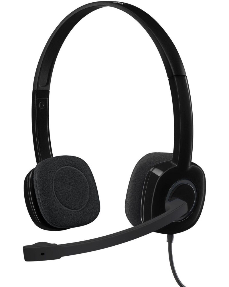 Слушалки Logitech H151 Слушалки Logitech H151 - С кабел 1.8 m и 3.5 mm жак -