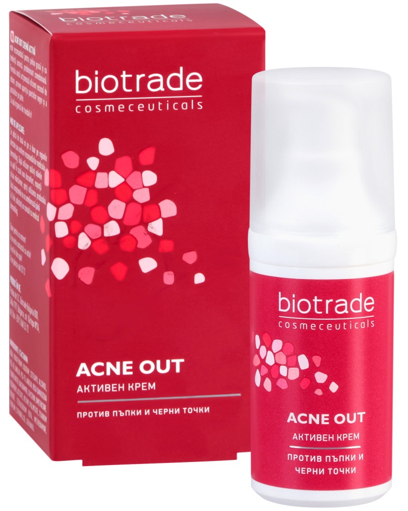 Biotrade Acne Out Active Cream - ������� ���� �� ��������� ���� �� ������� "Acne Out" - ����