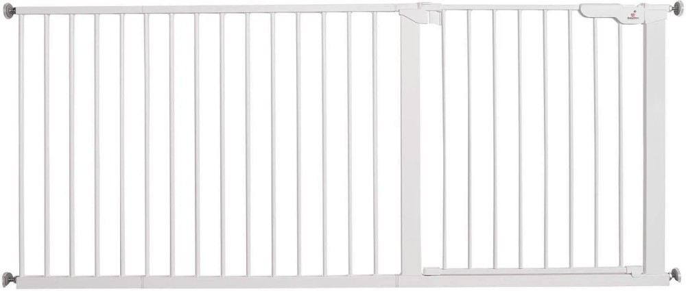 Преграда за врата 2 в 1 BabyDan Premier Pressure Extra Wide Преграда за врата 2 в 1 BabyDan Premier Pressure Extra Wide - С регулируема дължина от 171 до 177 cm - продукт