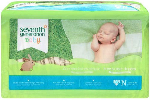 Seventh Generation Free & Clear - Newborn -           2  4.5 kg - 