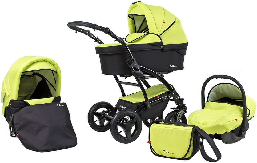   3  1 - S-Line: Green -  4  - 