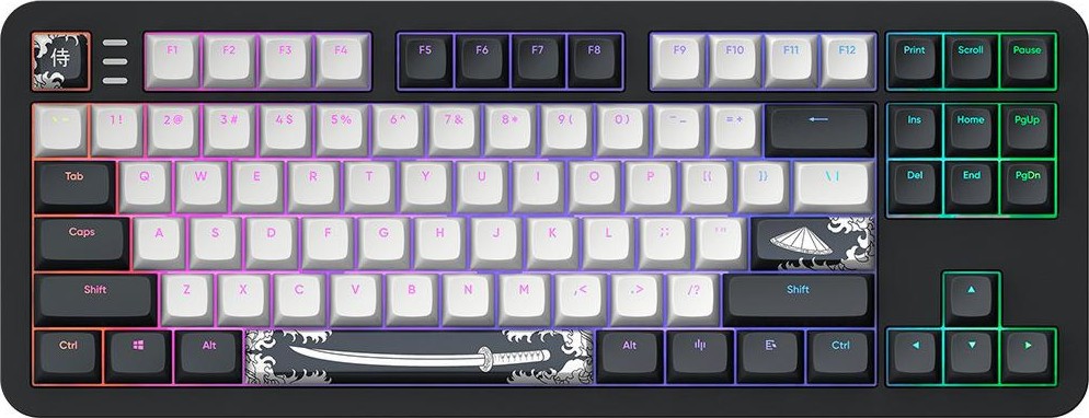 Гейминг клавиатура Dark Project ALU87B Bushido Гейминг клавиатура Dark Project ALU87B Bushido - С USB кабел, RGB подсветка, ANSI Layout -