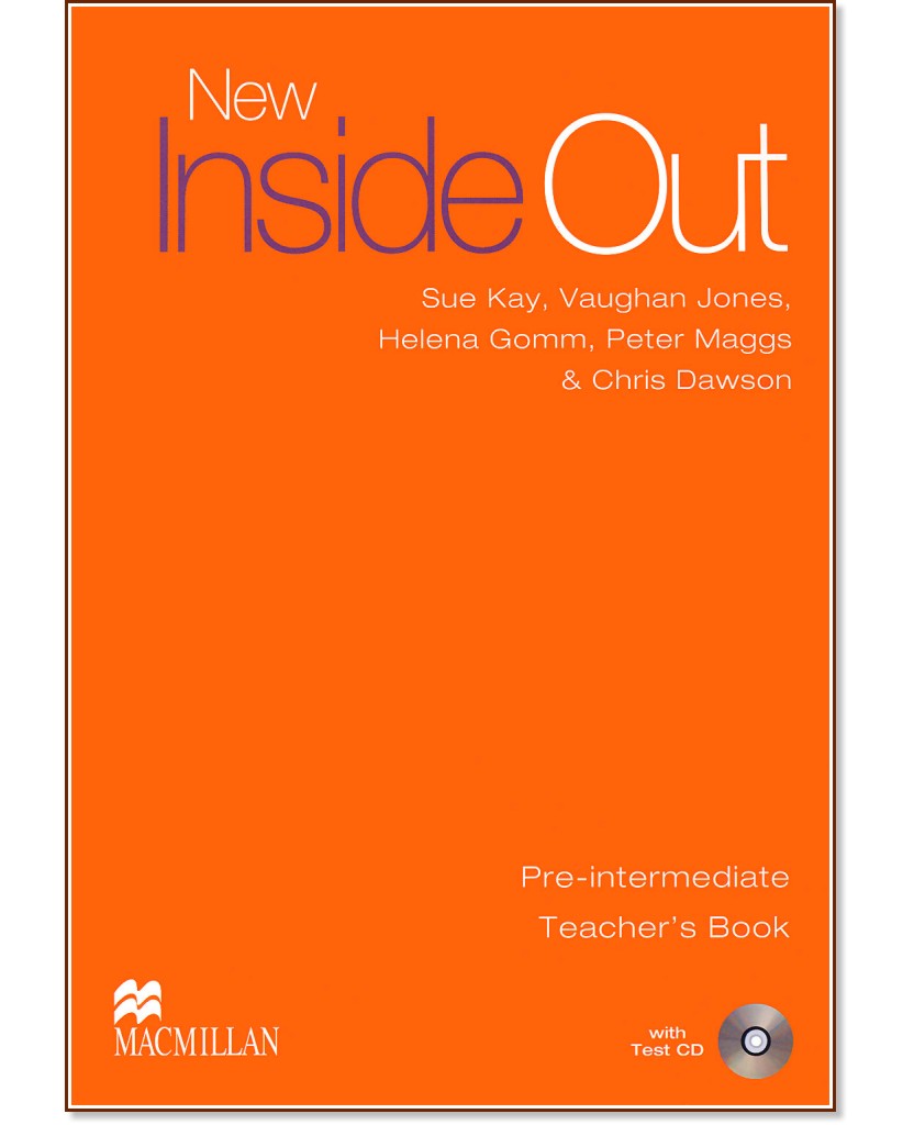 New Inside Out - Pre-intermediate:    + Test CD :      - Sue Kay, Vaughan Jones, Helena Gomm, Peter Maggs, Chris Dawson - 