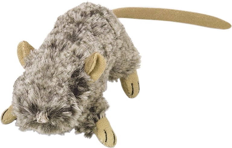 Плюшена играчка за котки Мишка Nobby Плюшена играчка за котки Мишка Nobby - С дължина 10 cm и котешка мента - играчка