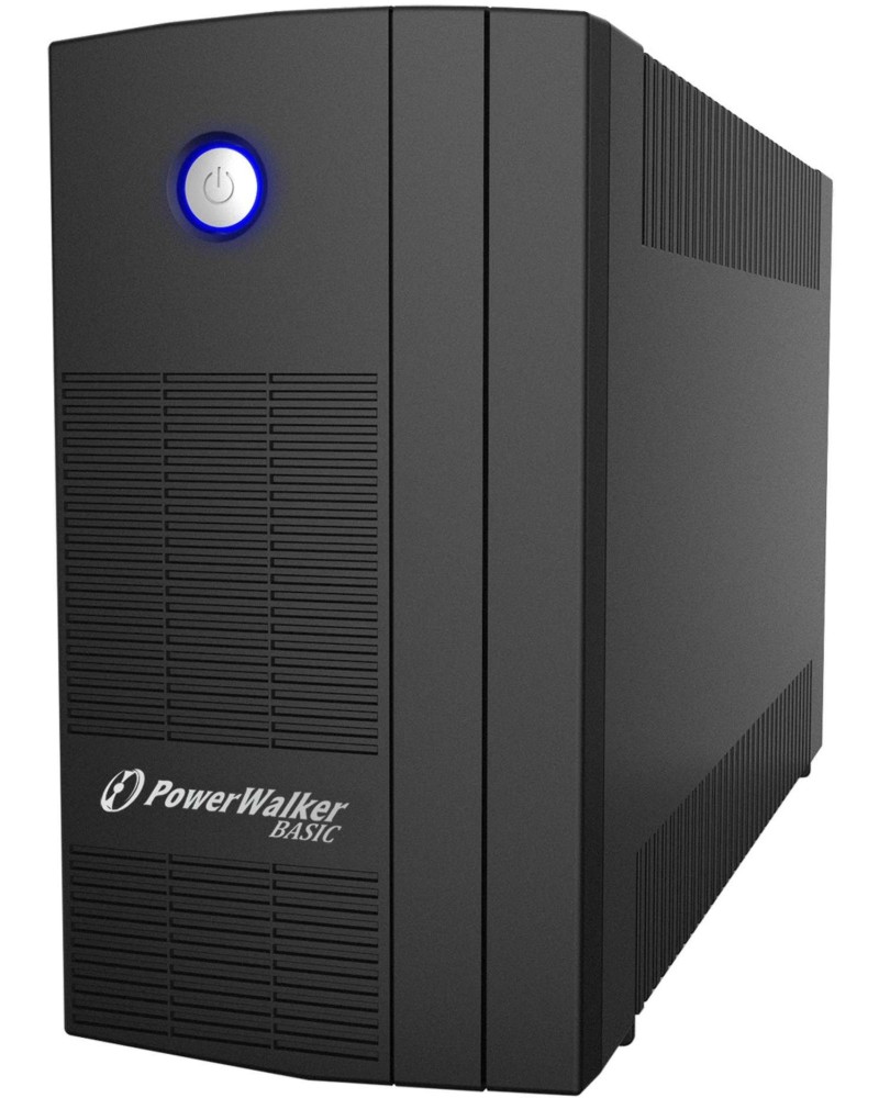 Непрекъсваемо токозахранващо устройство UPS PowerWalker VI 1000 SB Непрекъсваемо токозахранващо устройство UPS PowerWalker VI 1000 SB - 1000 VA, 600 W, 2x 12V / 5Ah, 3x CEE 7/3 изхода, USB, Line Interactive -