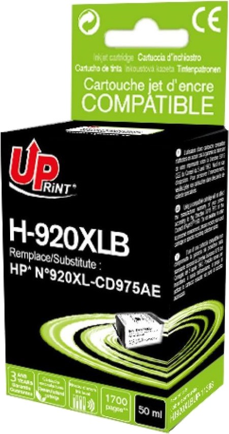 Касета с мастило за принтер UPrint H-920XL Black Касета с мастило за принтер UPrint H-920XL Black - 1700 страници -