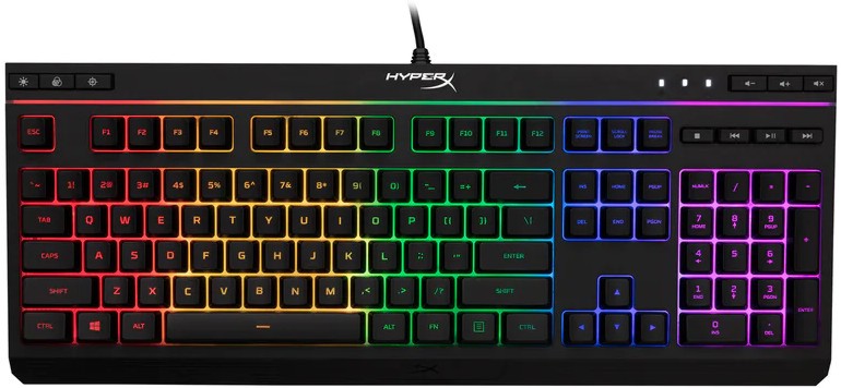   HyperX Alloy Core -  USB  1.8 m, RGB  - 