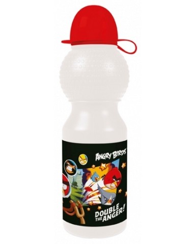 Детска пластмасова бутилка Karton P+P - Angry Birds Детска пластмасова бутилка Karton P+P - Angry Birds - С вместимост 525 ml - детски аксесоар