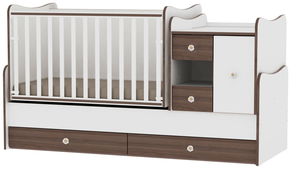 Бебешко трансформиращо се легло Lorelli MiniMax - За матрак 60 x 120 cm - продукт