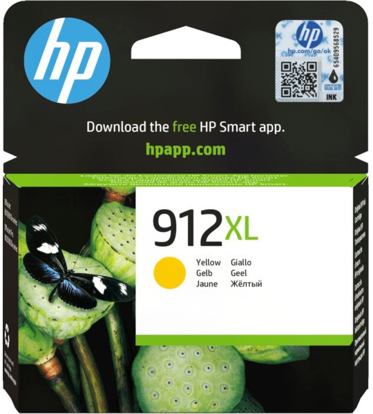 Касета с мастило за принтер HP 912 XL Yellow Касета с мастило за принтер HP 912 XL Yellow - 825 страници -