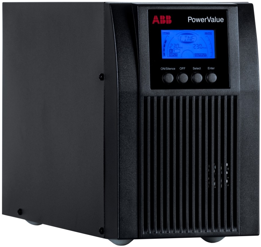 Непрекъсваемо токозахранващо устройство UPS ABB 11T G2 1kVA B Непрекъсваемо токозахранващо устройство UPS ABB 11T G2 1kVA B - 1000 VA, 900 W, 2x 12 V / 9.4 Ah, 4x IEC C13 изхода, USB, RS-232, OnLine -