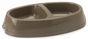 Двойна пластмасова купа за кучета Savic Picnic Twin Dog Двойна пластмасова купа за кучета Savic Picnic Twin Dog - 2 x 400 ml - купичка
