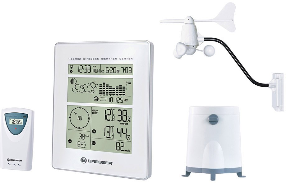 Метеорологична станция Bresser RC Метеорологична станция Bresser RC - Със сензори -