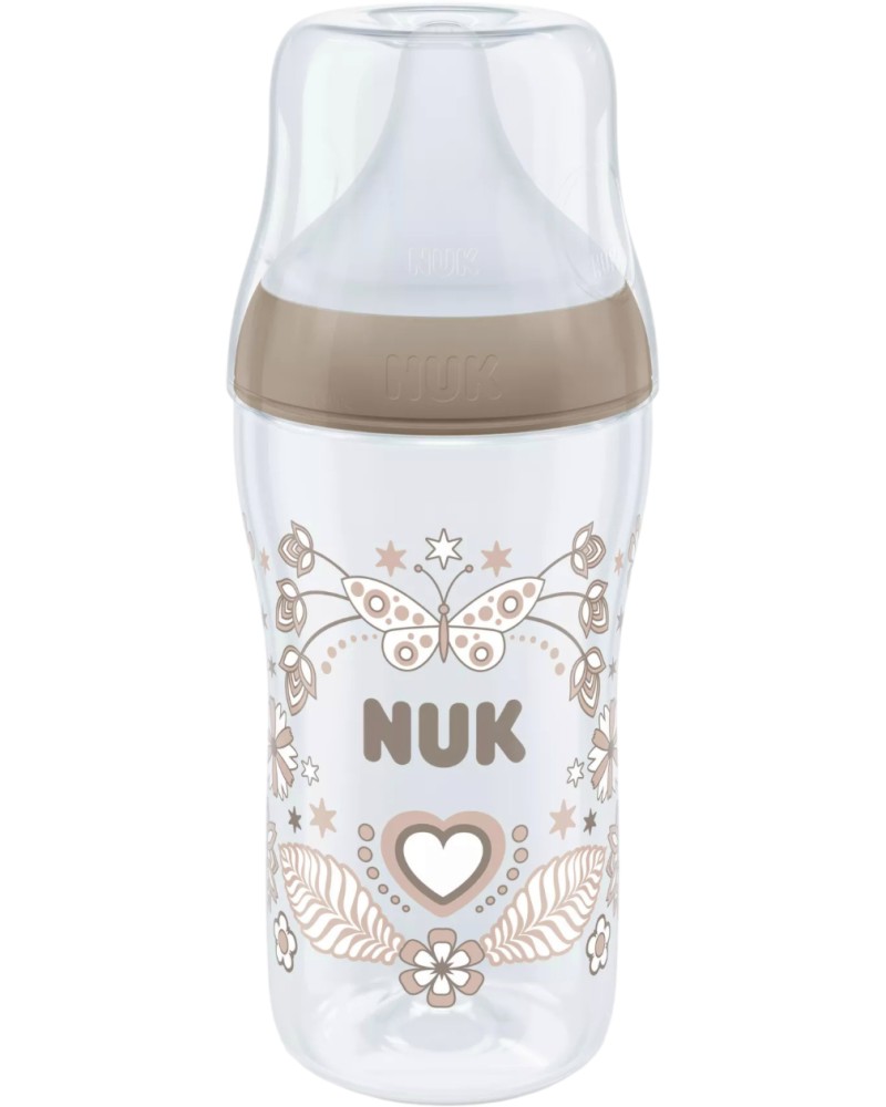   NUK Temperature Control - 260 ml,   Perfect Match, 3+  - 