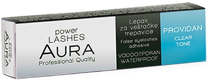 Aura Power Lashes Adhesive Waterproof Clear -         Power Lashes - 