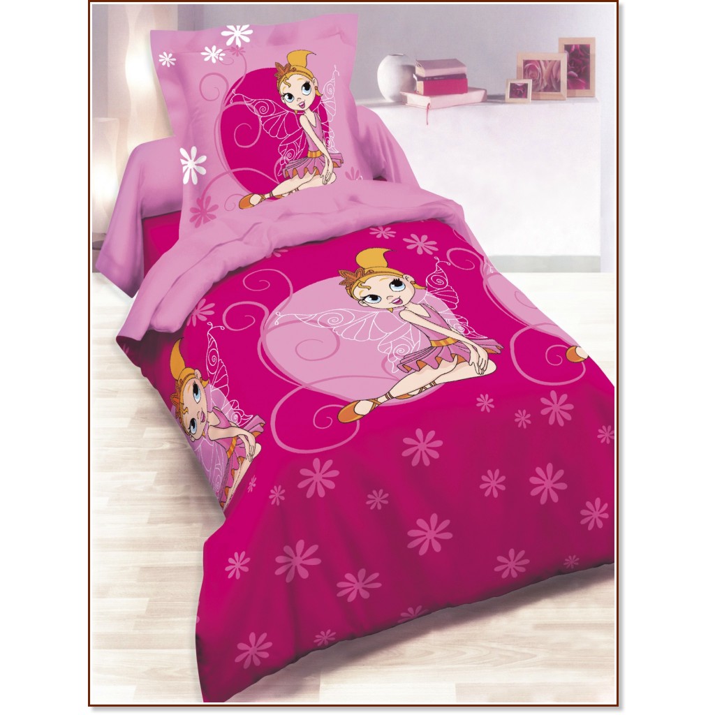 Бебешки спален комплект 3 части Duvatex - Принцеси - За легло 60 x 120 cm - продукт