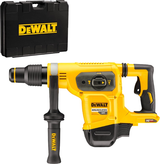 Акумулаторен перфоратор 54/18V DeWalt DCH481N Акумулаторен перфоратор 54/18V DeWalt DCH481N - Без батерия и зарядно от серията XR Flexvolt -