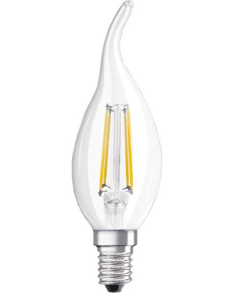 LED крушка LEDVANCE CL BA FIL 40 827 E14 4 W 2700K LED крушка LEDVANCE CL BA FIL 40 827 E14 4 W 2700K - 470 lm от серията Parathom -