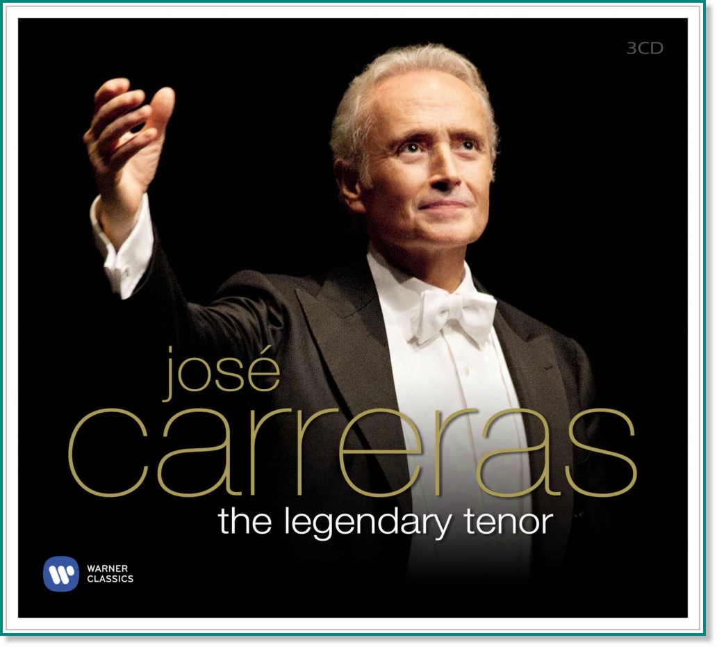 Jose Carreras - The Legendary Tenor - 3 CD - компилация