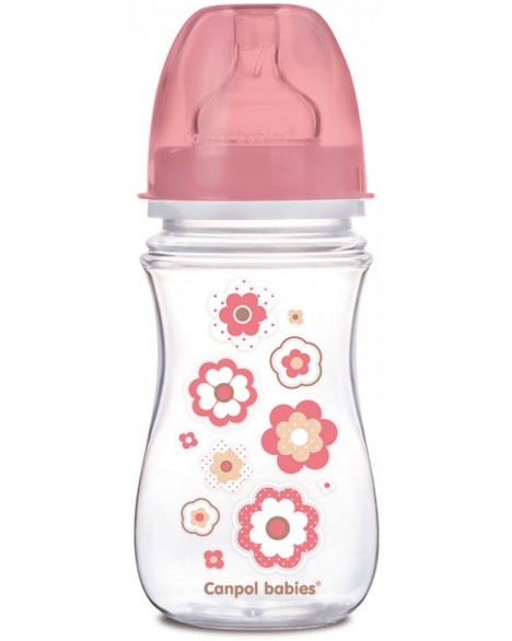 Бебешко шише Canpol babies Newborn Baby Бебешко шише Canpol babies Newborn Baby - 240 ml, за 3+ месеца - шише