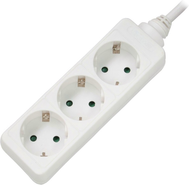 Разклонител с 3 гнезда Diva Разклонител с 3 гнезда Diva - С дължина на кабела 1.5 - 5 m -