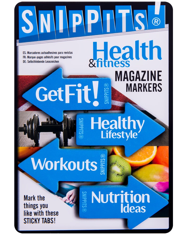 Самозалепващи отметки IF Health and Fitness Самозалепващи отметки IF Health and Fitness - 100 броя с размери 4.7 x 3 cm -