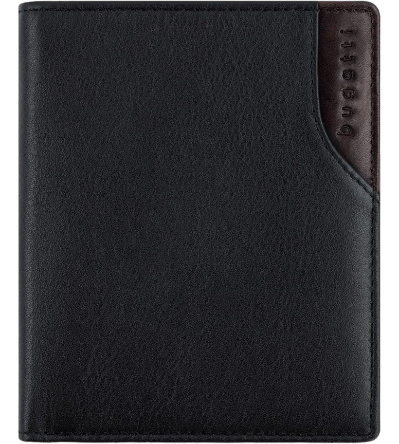 Мъжки кожен портфейл Bugatti DeLuxe Wallet Upright Мъжки кожен портфейл Bugatti DeLuxe Wallet Upright - С RFID защита от колекцията Corso -